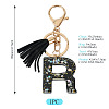 1Pc Resin Letter Keychains KEYC-TADJ0001-09R-3
