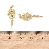 Brass Micro Pave Cubic Zirconia Pendants KK-A291-27B-G-3