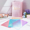 2 Sheets Glitter Acrylic Sheet DIY-CP0007-51-5