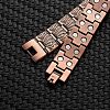 Watchband Brass Magnetic Bangles WG96E3F-01-2
