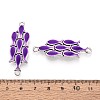 Alloy Enamel Connector Charms TIBE-N016-09AS-03-3
