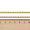 304 Stainless Steel Rope Chain Necklaces X-NJEW-F226-03G-04-2