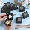 30Pcs Foldable Square Paper Storage Gift Boxes with Visible Window CON-PH0003-62C-3