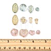 60G 3 Colors Transparent Acrylic Beads MACR-FP0001-15-2