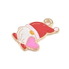 Valentine's Day Alloy Enamel Pendants ENAM-I084-01KCG-04-2