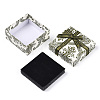 Flower Printed Cardboard Jewelry Boxes CBOX-T006-07D-4