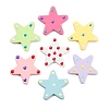 Colored Dots Opaque Resin Decoden Cabochons RESI-S04-04-1