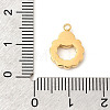 Natural Paua Shell Ring Charms STAS-P431-16G-3
