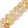 Natural Topaz Jade Beads Strands G-M439-A13-01-1