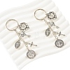 2Pcs Alloy Keychains KEYC-YW00291-2