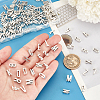 Tibetan Style Alloy Alphabet Slide Charms TIBEP-PH0004-49AS-3