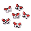 Transparent Glass Enamel Beads LAMP-C023-02E-1