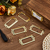 50Pcs Rectangle Iron Label Frame FIND-FH0018-09G-4