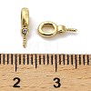 Brass Micro Pave Cubic Zirconia Cup Pearl Peg Bails Pin Pendants KK-S397-01A-3