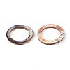 Natural Paua Shell Linking Rings SSHEL-N041-01B-2