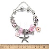 Alloy Enamel European Beads Charm Bracelets BJEW-F495-08P-3