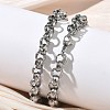 7MM 304 Stainless Steel Rolo Chain Necklaces for Women Men NJEW-Z115-01P-3