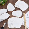 12 Pairs Polyester Non-Slip Shoes Pads AJEW-OC0016-09-4