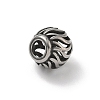 304 Stainless Steel European Beads STAS-H238-09A-AS-2