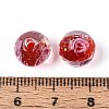 Handmade Foil Lampwork Beads LAMP-T021-33D-4