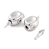925 Sterling Silver Box Clasps STER-H111-09B-P-2