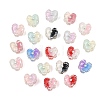 Two Tone Transparent Resin & Rhinestone Beads RE-CBAC4C7-04-1