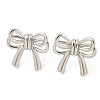 Rack Plating Brass Bowknot Stud Earrings EJEW-M247-16P-1