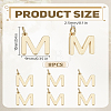 8Pcs Brass Charms KK-LP0001-85M-2