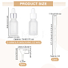 12 Sets 2 Styles Glass Dropper Bottles MRMJ-OC0003-96-2