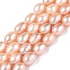 Natural Cultured Freshwater Pearl Beads Strands PEAR-Q003-7mm-03-2