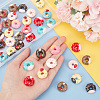 42Pcs 14 Styles Opaque Resin Decoden Cabochons FIND-CA0007-33-3