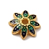 Multi-Petal Alloy Enamel Bead Caps FIND-G029-02G-01-1