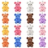 16Pcs 8 Colors 3D Resin Pendants RESI-YW0006-03-1
