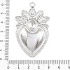 304 Stainless Steel Big Pendants STAS-G398-10GP-3