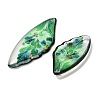 4Pcs 4 Styles Transparent Epoxy Resin Pendants RESI-B032-02B-2