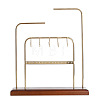 Rectangle Iron Jewelry Display Stands ODIS-F001-04G-2