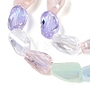 Electroplate Mixed Styles Glass Beads Strands EGLA-N022-10A-A02-3