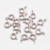 925 Sterling Silver Spring Ring Clasps STER-K167-076B-RG-1