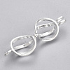 Rack Plating Brass Cage Pendants LS-KK-S751-064S-2