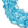 Electroplate Glass Beads Strands EGLA-Q118-6mm-B05-3