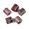 Natural Rhodonite European Beads G-P520-05F-1