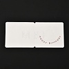 Rectangle Hollow Fold Paper Greeting Card DIY-Z007-19D-2