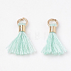 Polycotton(Polyester Cotton) Tassel Pendant Decorations FIND-S275-16G-1