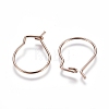 304 Stainless Steel Earring Findings STAS-E484-65RG-1