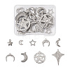 18Pcs 9 Styles 304 Stainless Steel Pendants STAS-TA0001-84-1