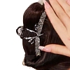 Metal Rhinestone Claw Hair Clips PW-WG96BDA-02-1