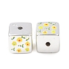 Printed Plating Acrylic Beads AC-CBA655C-17H-2