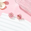Natural Malaysia Jade Stud Earrings EJEW-MZ00742-01-1