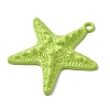 Spray Paint Alloy Big Pendants FIND-H055-14-3