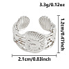 Ocean Animals 304 Stainless Steel Cuff Open Rings OU3325-5-1